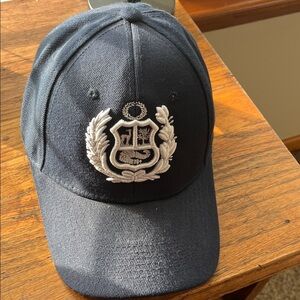 Peru Navy Blue Embroidered Cap Coat of Arms of Peru